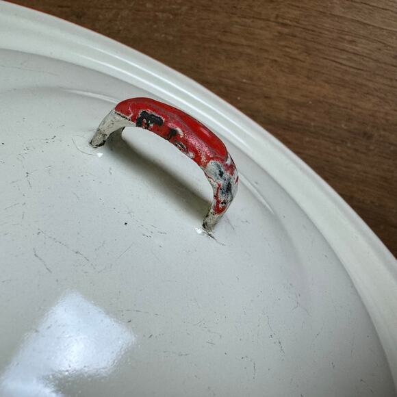 Set Bundle of Vintage Enamelware Graniteware lids Replacements Wall‎ Decor - Picture 9 of 12